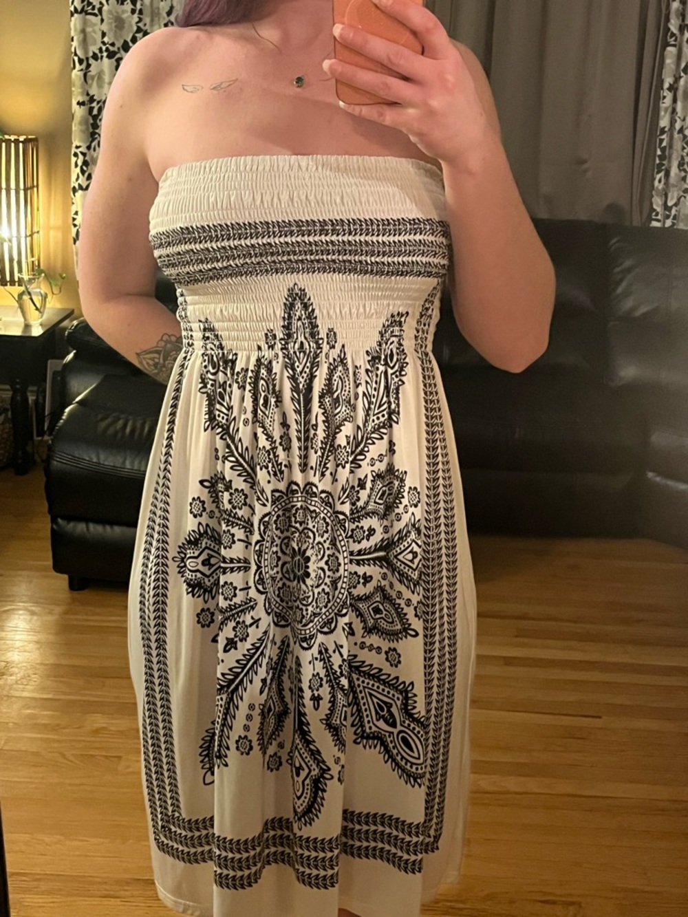 VENUS Strapless Mandala Dress